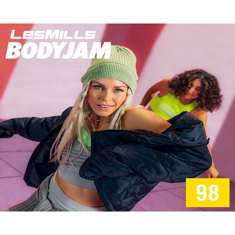 Hot Sale Les Mills Q4 2021 Body Jam 98 New Release BJ98 DVD, CD & Notes